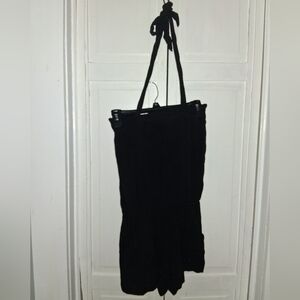 Love Tree Black Textured Dress